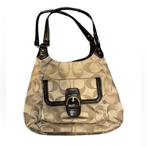 Vintage Coach monogram handbag